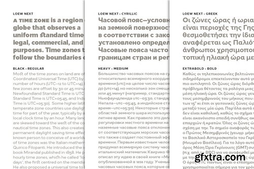 Loew Next Font Family