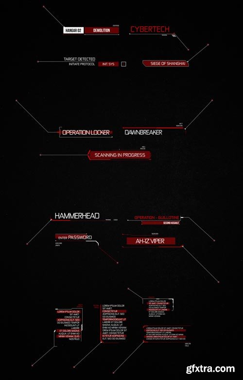 Videohive - Techno Call-Outs - 18027853