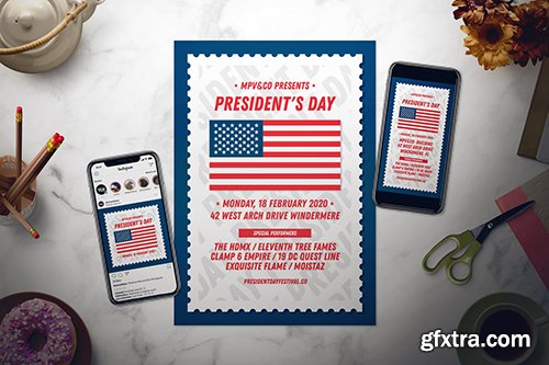 President's Day Flyer Set President's Day Flyer Set
