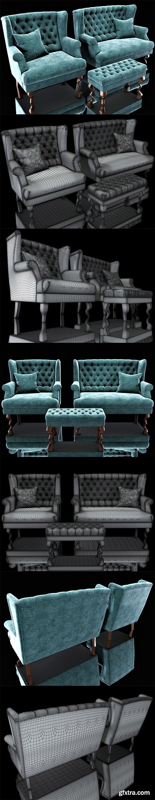 Cgtrader - Stockholm Set 3D model Cgtrader - Stockholm Set 3D model