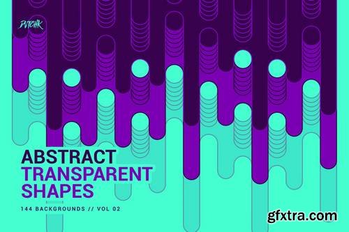 Abstract Transparent Rounded Shapes | Vol. 02