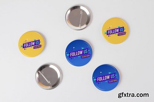 Pin Buttons Mock Up