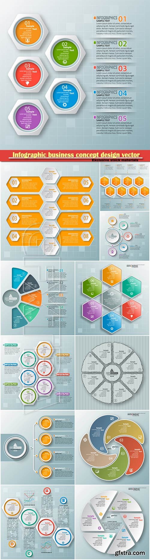 Infographic business concept design vector illustration # 4