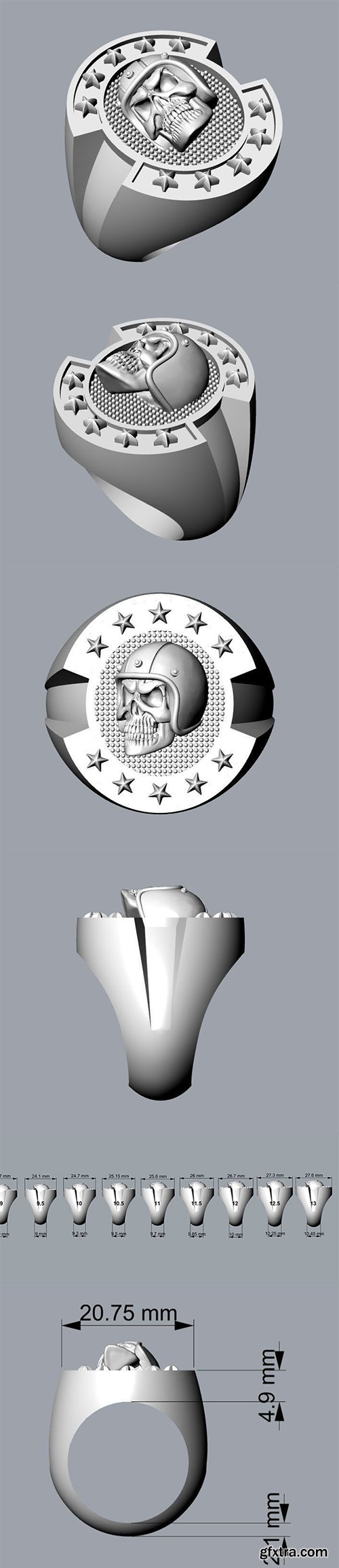 Cgtrader - Men rings 06 3D print model Cgtrader - Men rings 06 3D print model