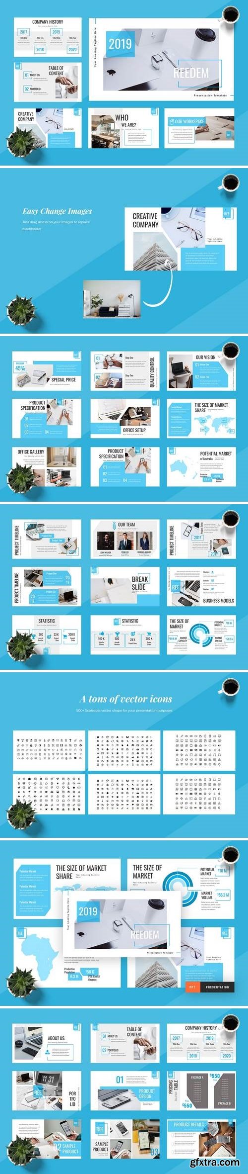 Redeem - Hotel Powerpoint, Keynote, Google Sliders Templates