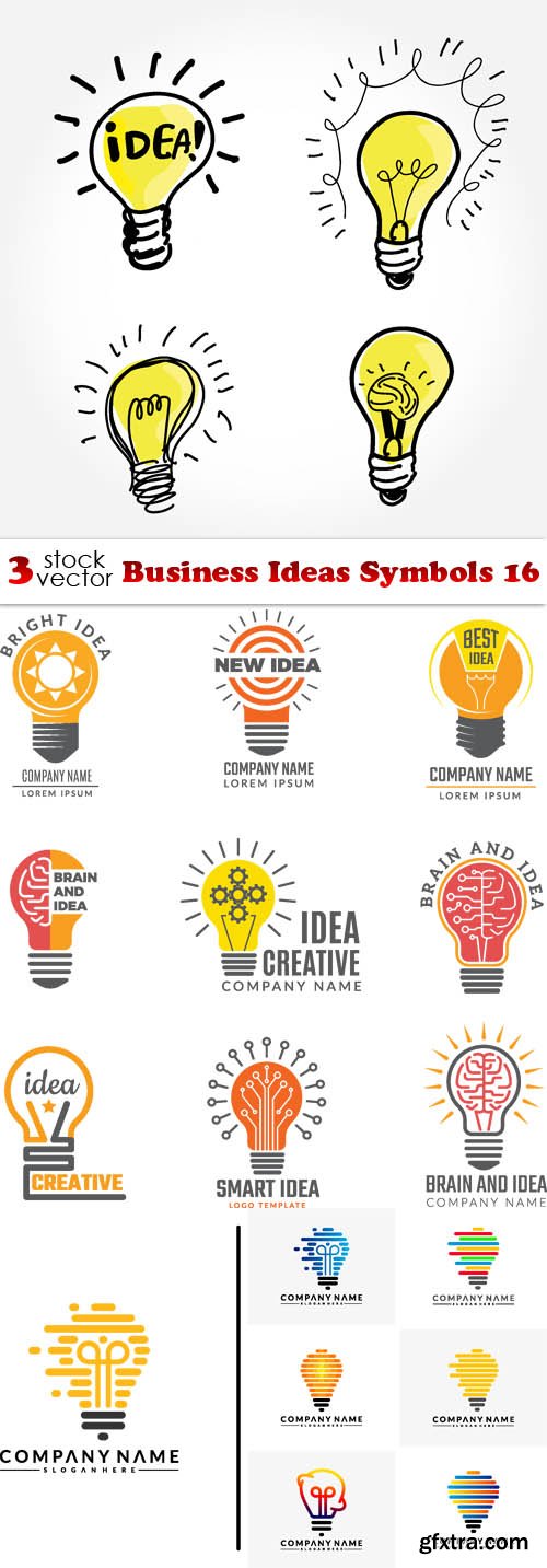 Vectors - Business Ideas Symbols 16
