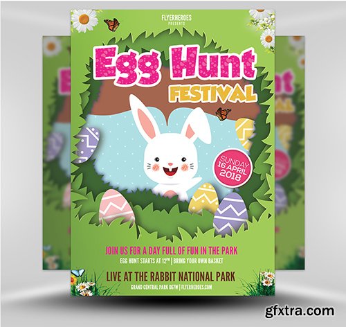 Easter Party Flyer 3B Easter Party Flyer 3B