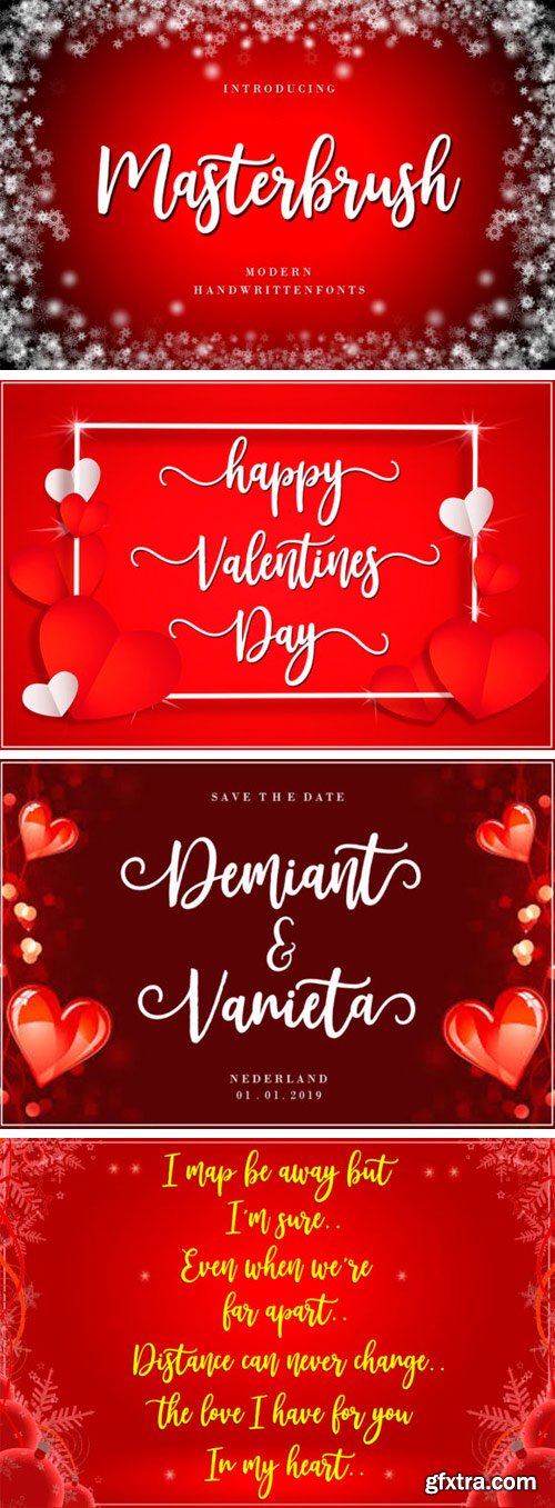 Masterbrush Font