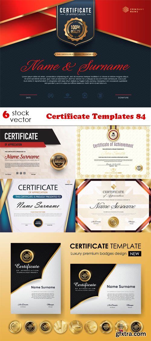Vectors - Certificate Templates 84