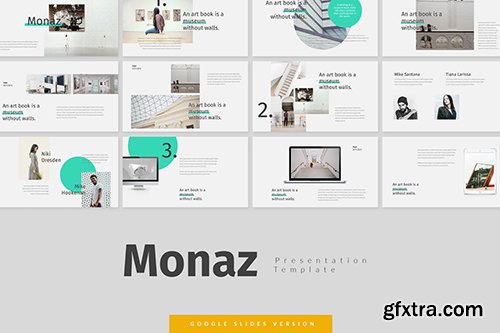 Monaz - Museum Powerpoint, Keynote and Google Slides Templates