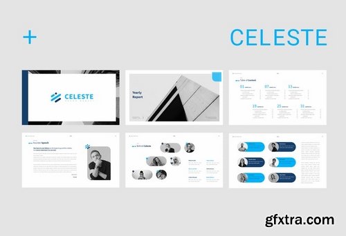 Caleste Powerpoint and Keynote Templates