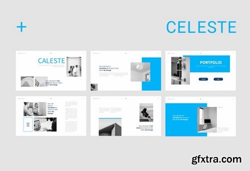 Caleste Powerpoint and Keynote Templates