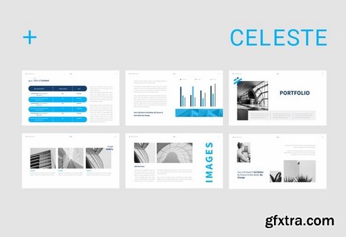 Caleste Powerpoint and Keynote Templates