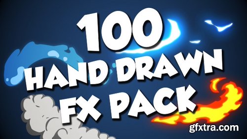 Videohive 100 Hand Drawn FX Pack 20331532