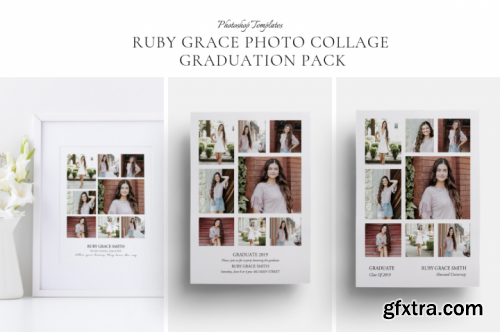 Ruby Grace Photo Collage Graduation Pack