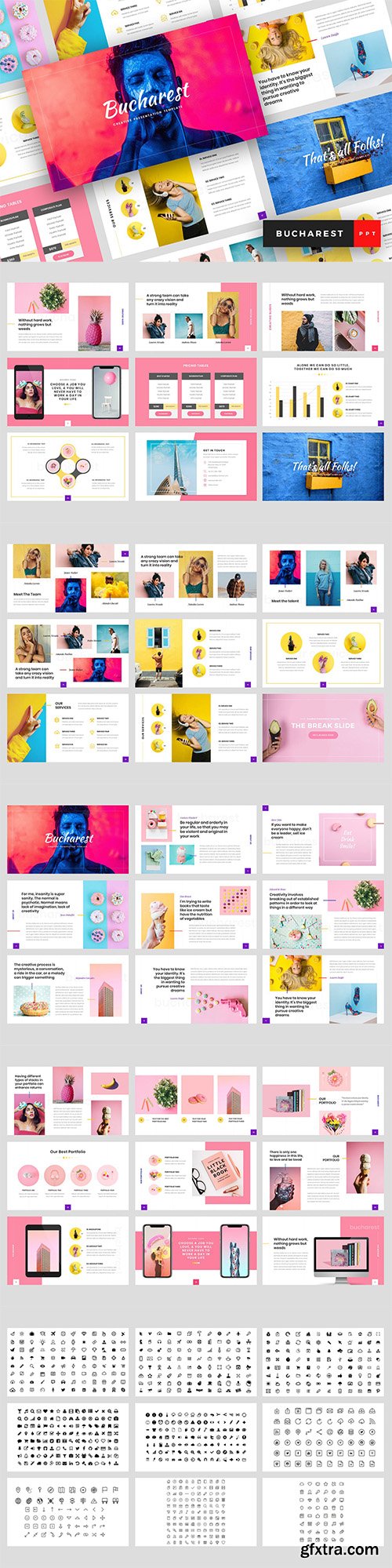 Bucharest - Creative Powerpoint, Keynote and Google Slides Templates