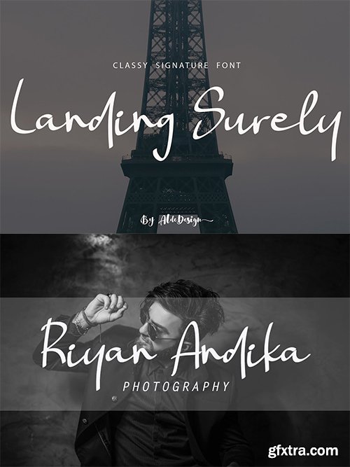Landing Surely Font Landing Surely Font