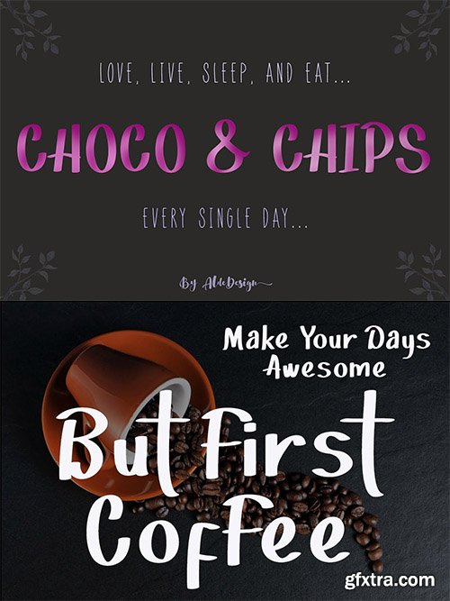 Choco & Chips - Beautiful Various Script Choco & Chips - Beautiful Various Script