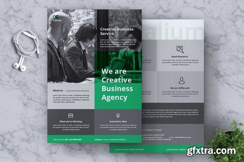 QUANTUM Corporate Business Flyer