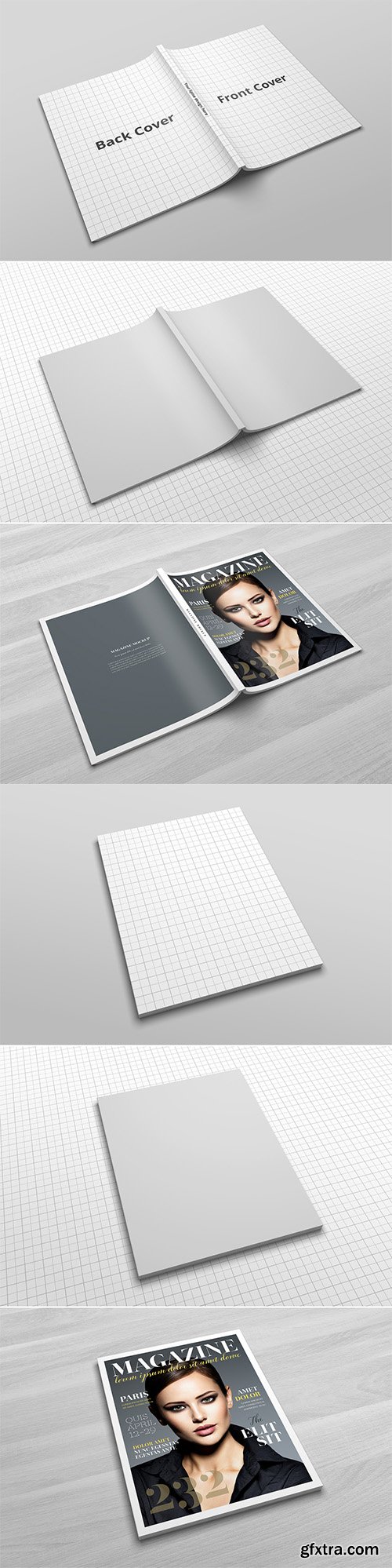 Magazine Covers Mockup Magazine Covers Mockup