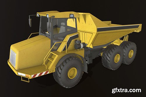 Cgtrader - Dump Truck Large Low-poly 3D model Cgtrader - Dump Truck Large Low-poly 3D model