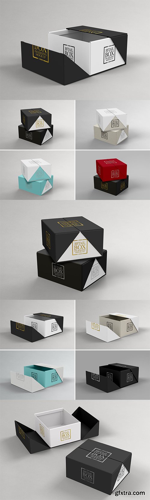 VOLUME 03: Retail Box Packaging Mockups
