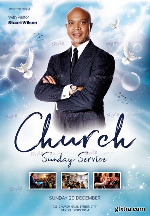 Church PSD Flyer Template