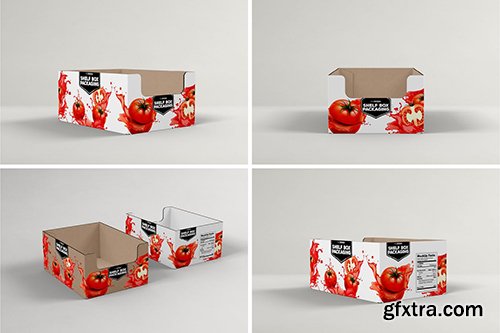 Retail Shelfbox 17 Packaging Mockup