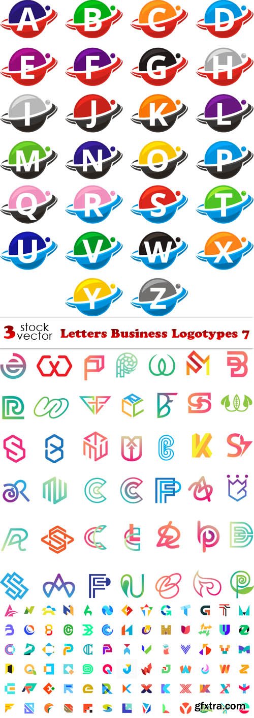 Vectors - Letters Business Logotypes 7