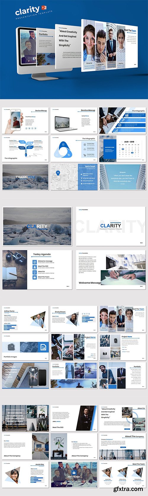 Clarity - Powerpoint, Keynote and Google Slides Template