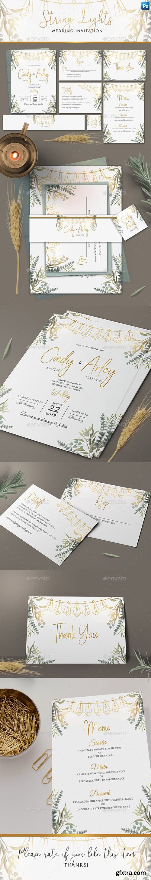 String Lights Invitation Set 23235723 String Lights Invitation Set 23235723