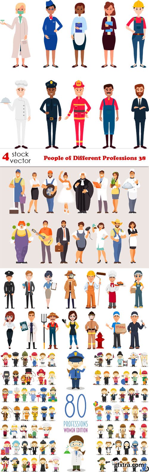 Vectors - People of Different Professions 38