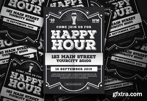 Happy Hour Flyer