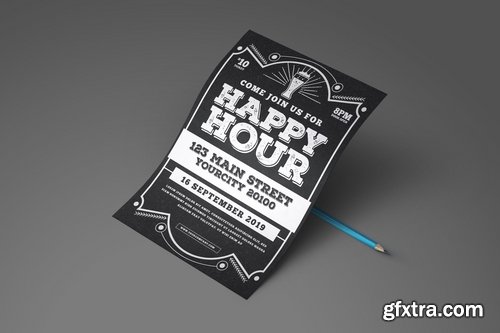 Happy Hour Flyer