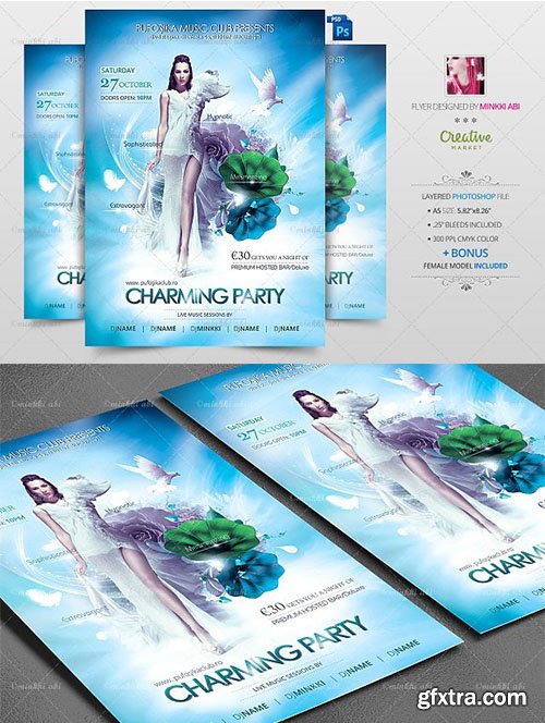 CreativeMarket - Charming Party Flyer | Poster 3038371