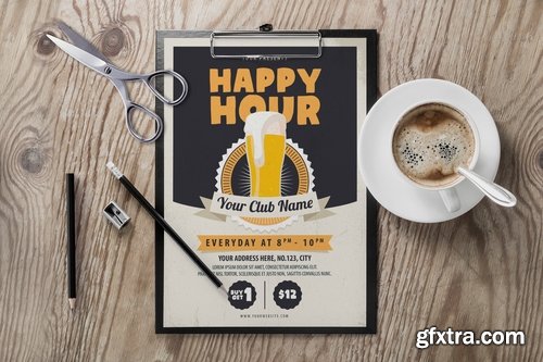Happy Hour Flyer