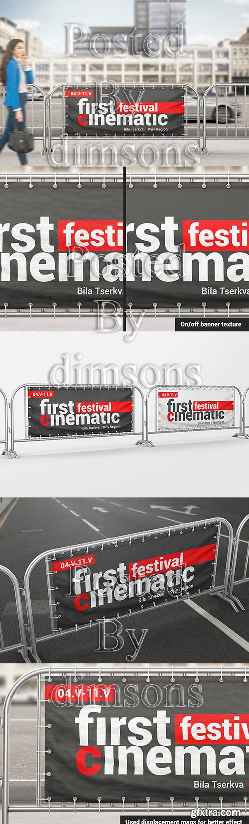 Barrier Banner Mockup Barrier Banner Mockup
