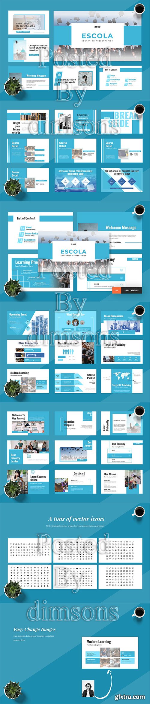 Escola - Powerpoint, Keynote and Google Slides Template Escola - Powerpoint, Keynote and Google Slides Template