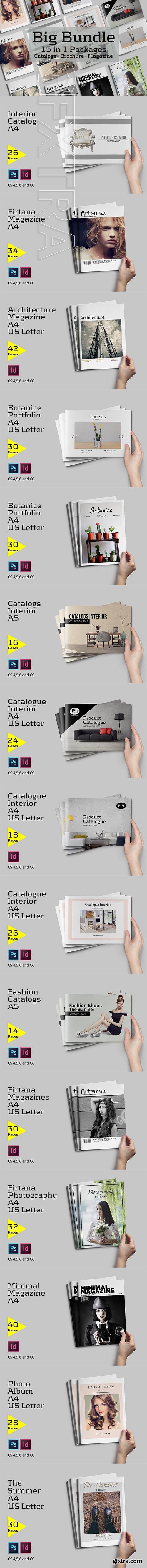 CreativeMarket - Big Bundle 15 in 1 Packages 1483749