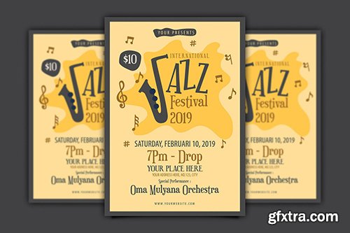 International Jazz Festival Flyer International Jazz Festival Flyer