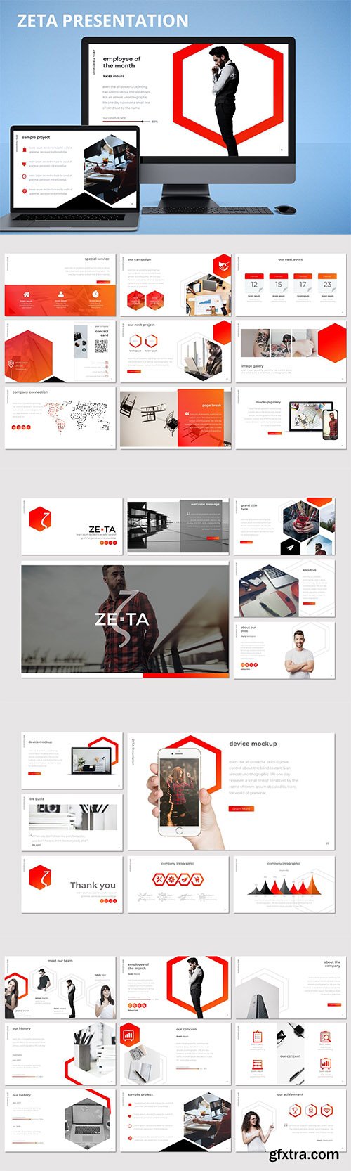 Zeta - Powerpoint, Keynote and Google Slides Template Zeta - Powerpoint, Keynote and Google Slides Template