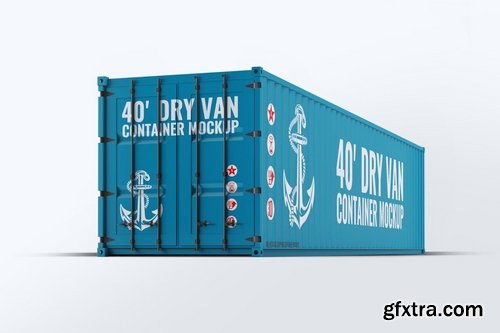 40ft Dry Van Container Mock-up