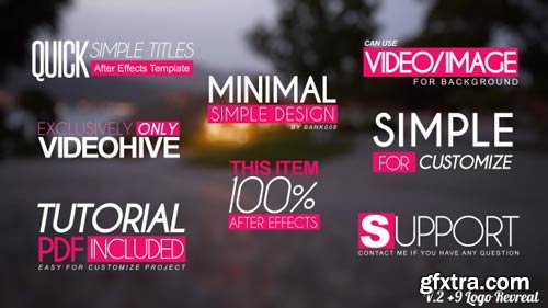Videohive - Quick Simple Title Openers - 9180169
