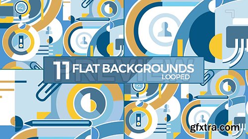 Flat Corporate Animated Background 137354