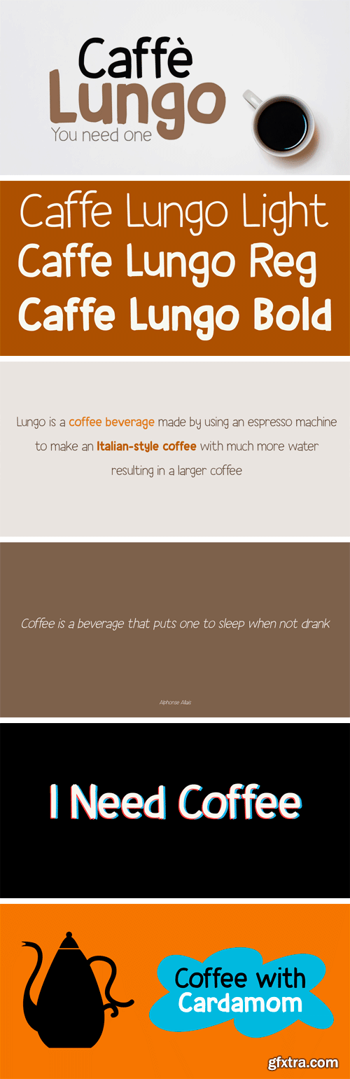 Caffe Lungo Font