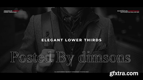 Elegant Lower Thirds 150235 Elegant Lower Thirds 150235
