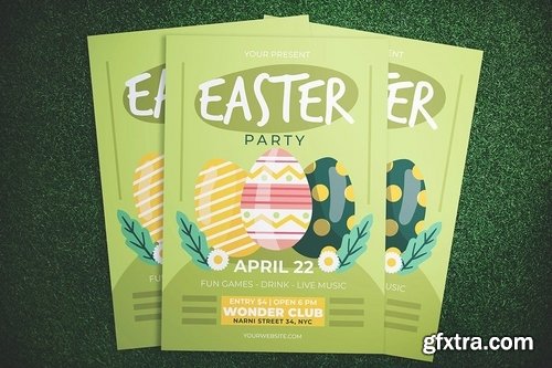 Easter Party Flyer