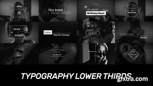 MotionArray Typography Lower Thirds 180576