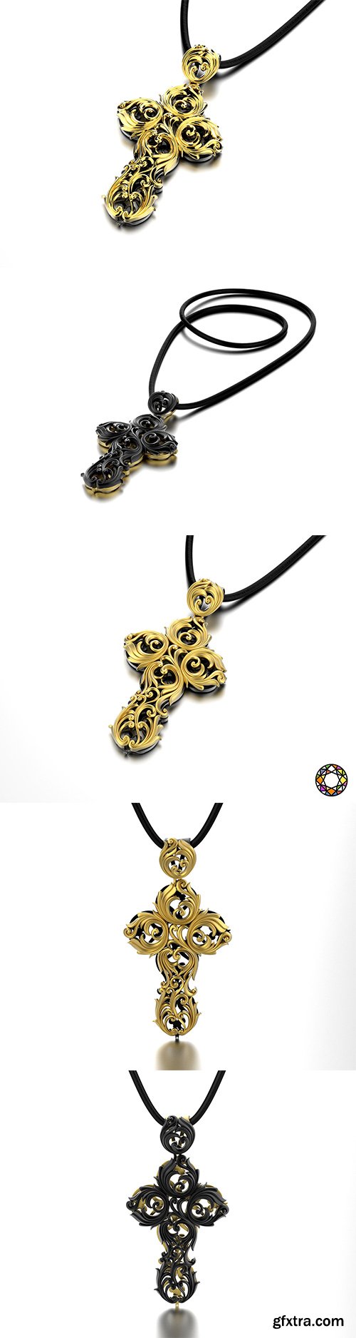 Cgtrader - Stylized cross 0159 3D print model Cgtrader - Stylized cross 0159 3D print model