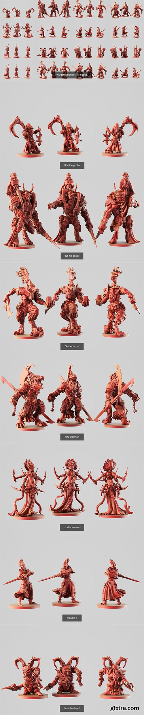 Cgtrader - wargame bundle 3D Model Collection